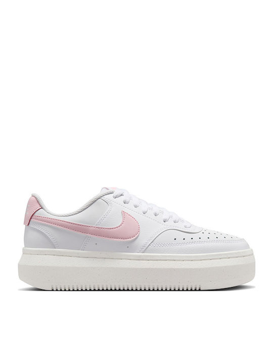Nike Court Vision Alta Γυναικεία Sneakers Λευκό