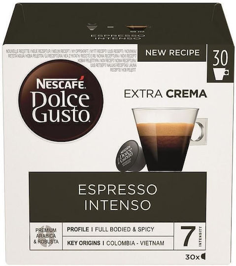 Nescafe Capsule Espresso Intens Intens Compatibile cu Aparat Dolce Gusto 30caps