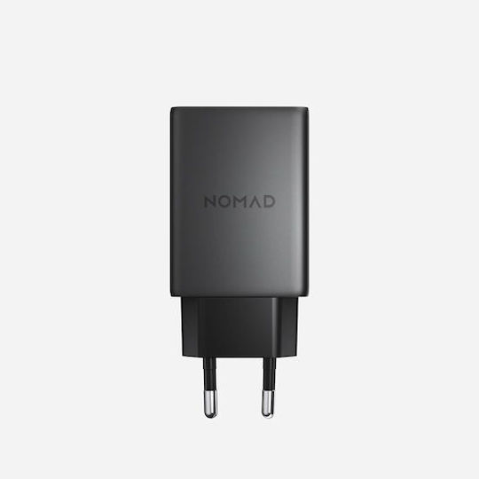 Nomad Φορτιστής Χωρίς Καλώδιο GaN με Θύρα USB-C 40W Power Delivery Μαύρος (Slim)