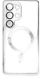 Hurtel Umschlag Rückseite Silber für iPhone 17e / 16e Hurtel Umschlag Rückseite Silber für iPhone 17e / 16e