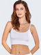 Women's Sports Bra without Padding White