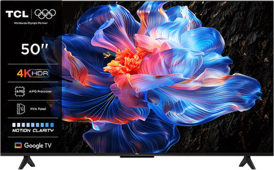 TCL Smart Τηλεόραση 50" 4K UHD LED P6K HDR (2025) 50P6K