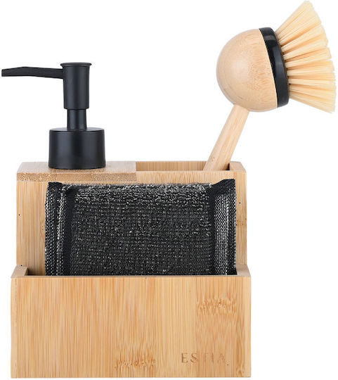 Estia Bamboo Essentials Dispenser Κουζίνας από Bamboo Λευκό Estia Bamboo Essentials Dispenser Κουζίνας από Bamboo Λευκό