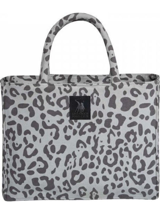 Greenwich Polo Club Stoff Strandtasche Grau