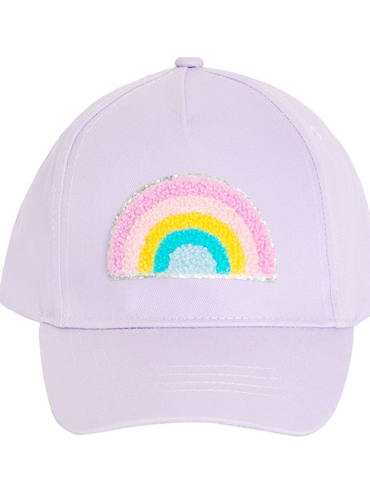Cool Club Kids' Jockey Fabric Purple Hat