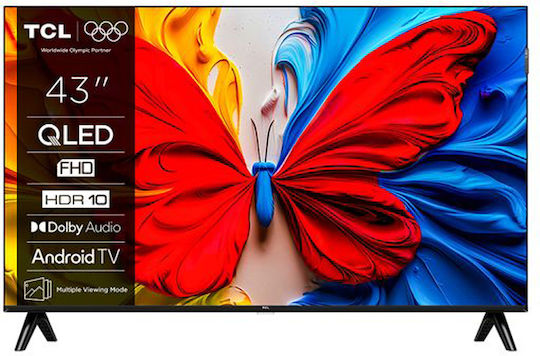 TCL Smart Τηλεόραση 43" Full HD QLED S5K HDR (2025) 43S5K