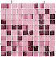 Rosa Pailletten-Quadrat-Panel-Hintergrund