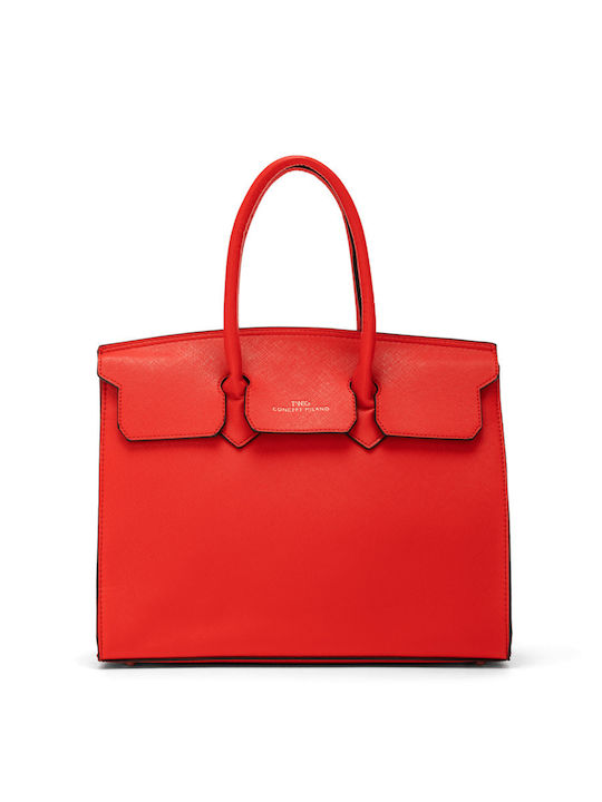 Twig Lorrain Leder Damen Schultertasche Rote