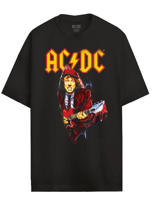 Cotton Division Ac Dc Oversize T-shirt High Voltage Bloody Angus Macto001
