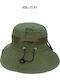 Kinderhut Eimer Stoff Khaki