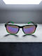 Dasoon Vision Men's Sunglasses with Black Frame and Purple Lens 2478090