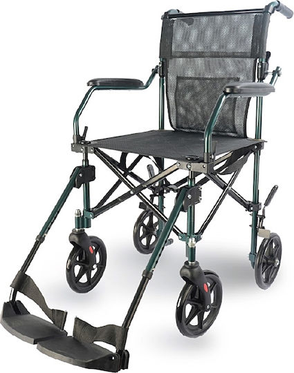 Medical Brace Wheelchair Folding Simple Type 46cm MB.W2050 Green