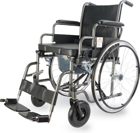 Medical Brace Инвалидна количка 22" Баня Сгъваемо Прост тип 42см MB.W2007 Черен