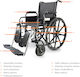 Medical Brace Wheelchair 24" Folding Simple Type 45cm MB.W2008 Black