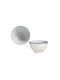 Atmosphera Blue Greek Serving Bowl Round Porcelain Blue with Diameter 16cm