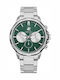 Beverly Hills Polo Club Herrenuhr Batterie mit Silber Metallarmband