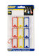 Keychain Tags Kinzo Various Colors 13x2x22cm Set of 9 Pieces
