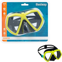 Bestway Μάσκα Θαλάσσης Σιλικόνης Κίτρινη