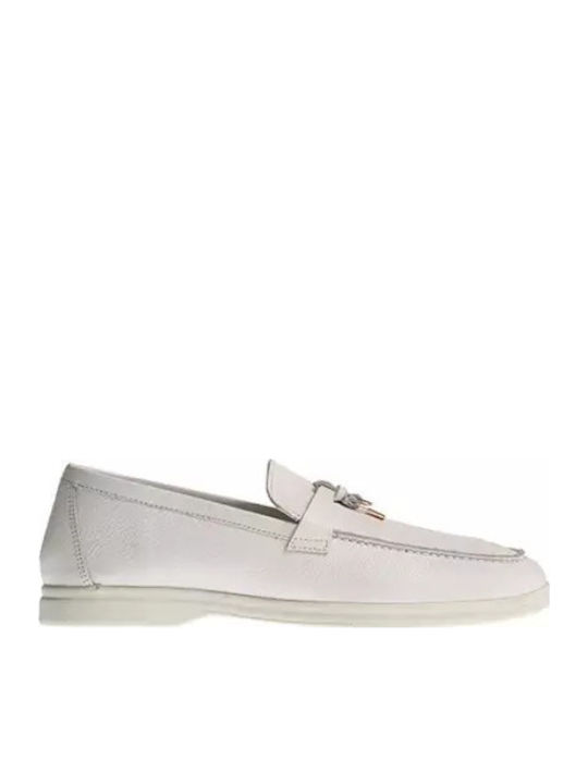 Men's Moccasins White