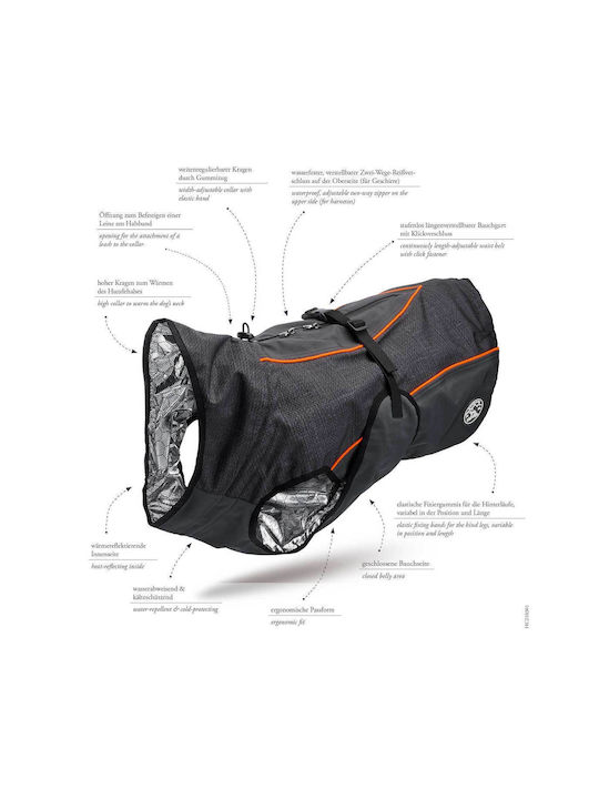 Hunter Waterproof / Windproof Dog Coat with 40cm Back Length