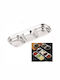 Galifas Inox Ορντεβιέρα 3 Θέσεων Ασημί Π20.5xΜ8.1xΥ2.7cm