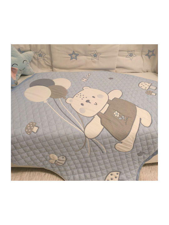 Double Sided Cotton Baby Quilt 100x120cm Ciell