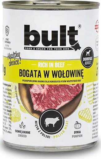 Bult Υγρή Τροφή Σκύλων σε Κονσέρβα με Βοδινό 800gr