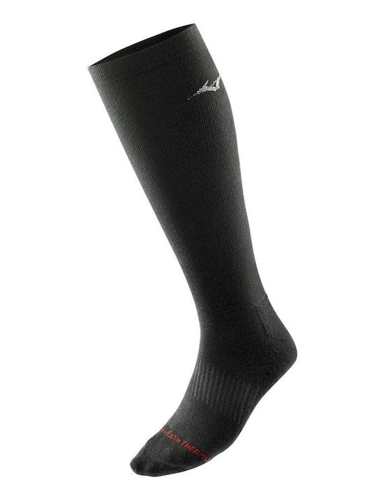 Mizuno Running Κάλτσες Μαύρες 1 Ζεύγος