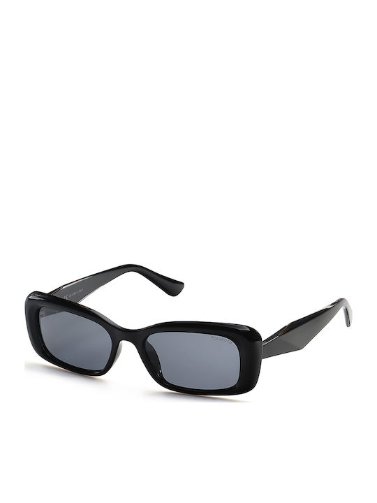 Solano Women's Sunglasses with Black Frame and Black Lens SS21063A