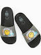 Șlapi pentru copii Negre Smiley World