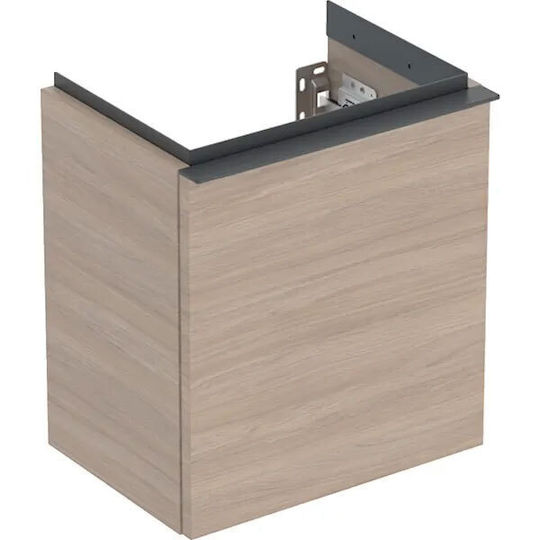 Geberit Πάγκος χωρίς Νιπτήρα Μ37xΒ27.9xΥ41.5cm Καφέ Oak