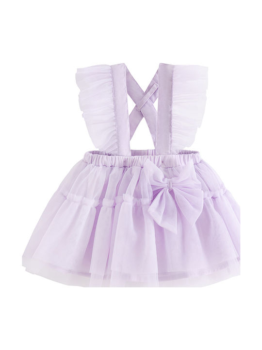Kids' Tulle Overall Skirt Purple