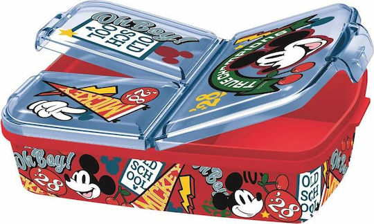 Plastik Kinder Lebensmittelbehälter Mickey Mehrfarbig
