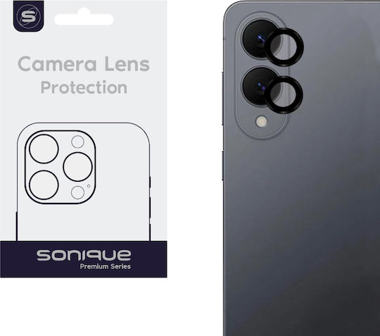 Sonique Lens Pro Camera Protection Tempered Glass Black for the Samsung Galaxy S25 Edge