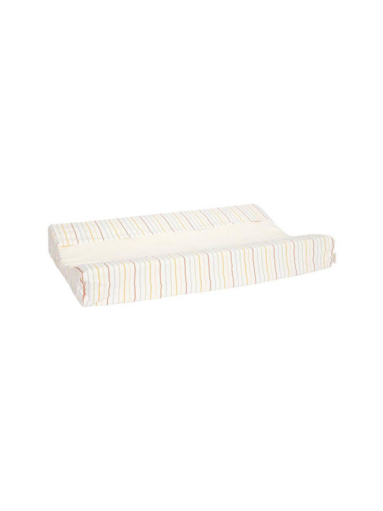 Little Dutch Changing Pad Cover Vintage Sunny Stripes made of Fabric Vintage Sunny Stripes 44x68cm