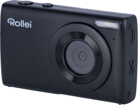 Rollei Compactline Mini Compact Φωτογραφική Μηχανή 64MP 4K UHD Μαύρη