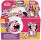 Minnie Mouse Feeding Set made of Plastic Multicolour 5pcs for 3+ months