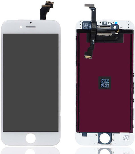 Οθόνη με Μηχανισμό Αφής για iPhone 6 (Λευκό)