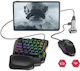 S27-MIXPRO-190125-OEM Wireless Gaming Keypad with RGB Lighting & Mouse English US Gray