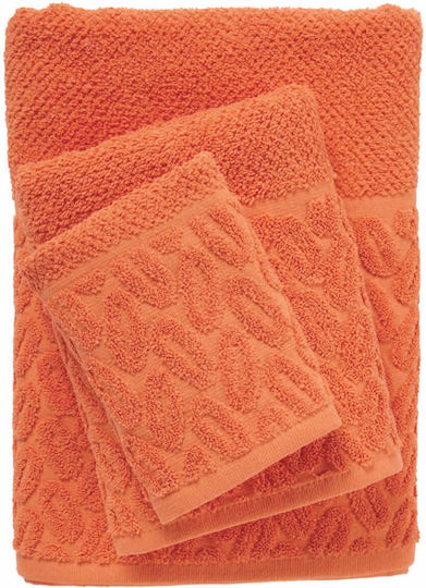 Das Home Bath Towel Set 3pcs 0787 Coral Weight 550gr/m²