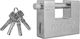 Dan Xiang Steel Padlock Monoblock with Key 84mm 1pcs