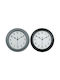 Ankor Wall Clock Plastic Gray Various Colors)