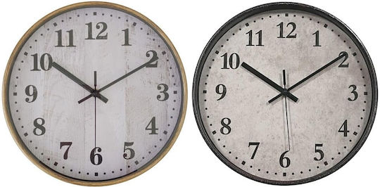 Ankor Antikes Wanduhr Kunststoff Gold Ø27.5cm Verschiedene Farben)