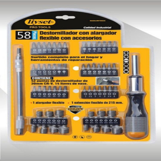 Tpster Ts Sz Screwdriver Socket with Interchangeable Tips