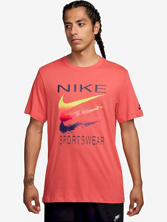 nike t shirt coral