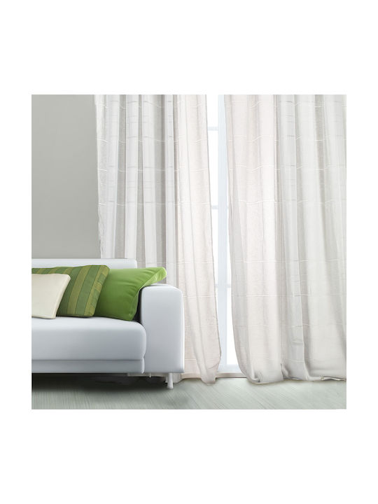 Whitegg Vorhang mit Grommet K0180 Weiß 270x280cm