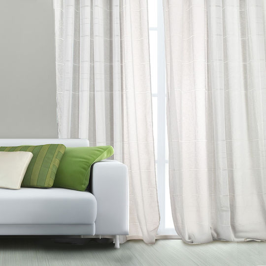 Whitegg Curtain with Grommet K0180 White 270x280cm