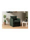 Saga Fotoliu Pat Verde 68x70x66cm