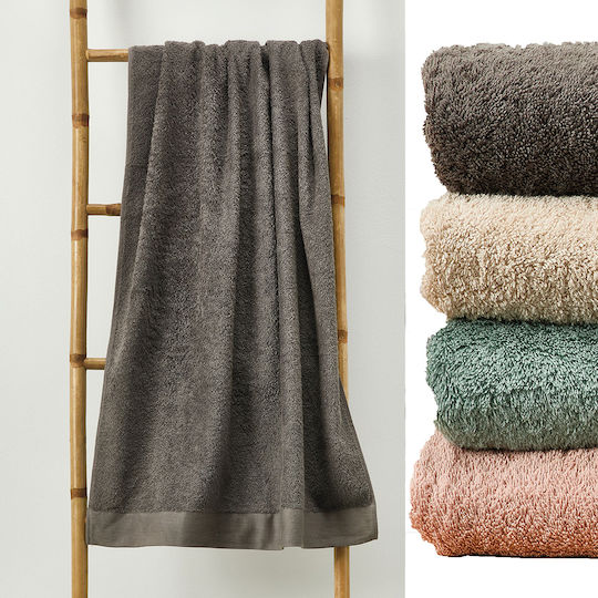 Whitegg Bath Towel 70x140cm Brown Weight 550gr/m²