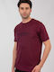 T-Shirt Burgundisch
